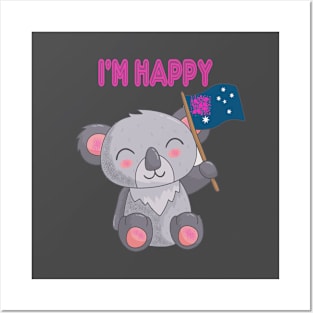 Cute Koala Animals Lover Posters and Art